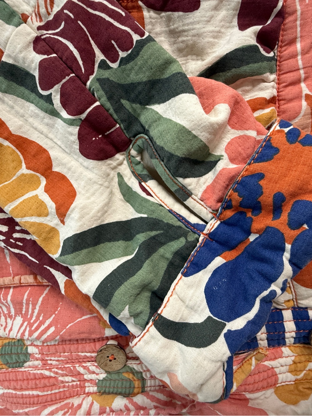 Free People Soleil Beach Jacket size medium Tropical - Picture 6 of 10
